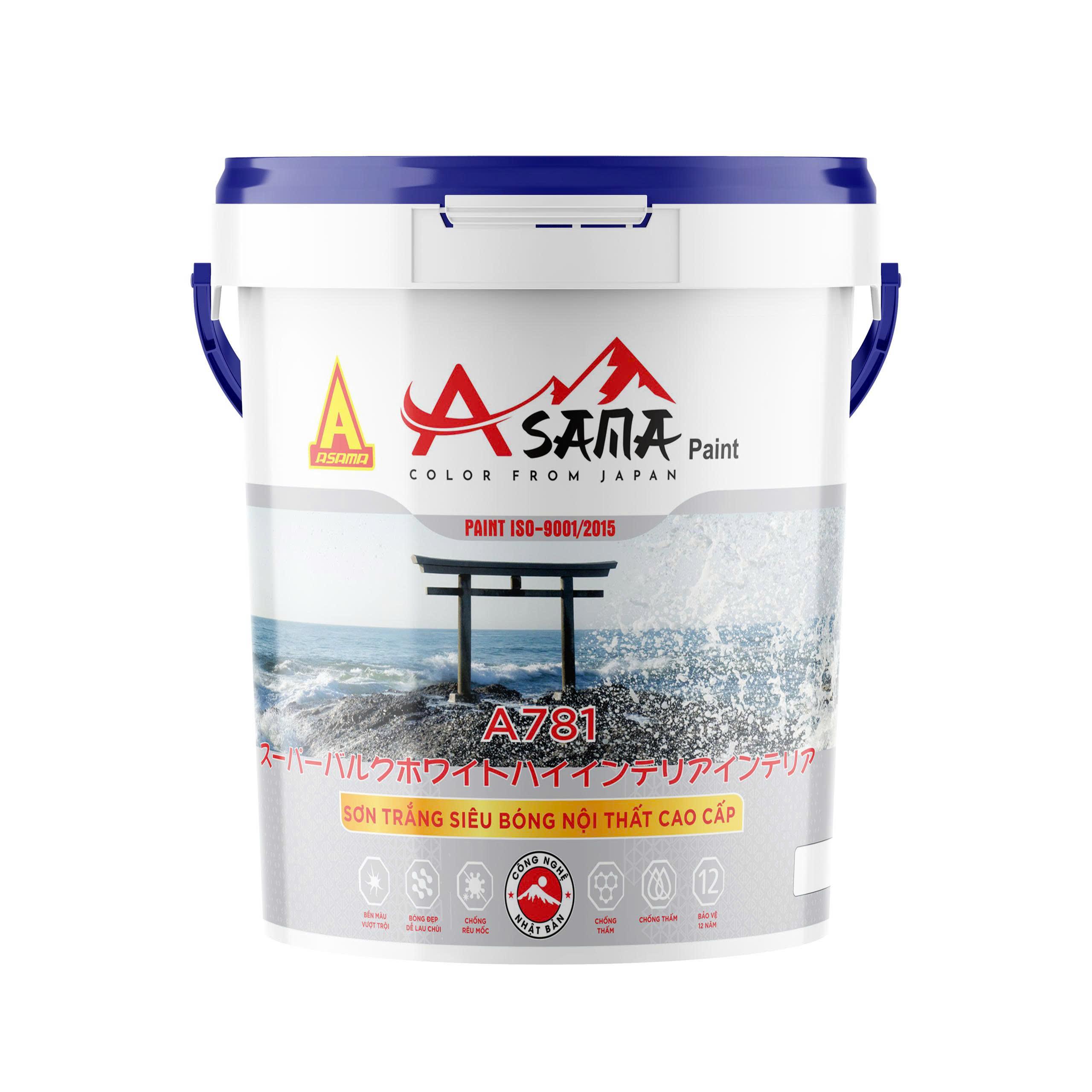 Sơn trắng siêu bóng nội thất cao cấp A781