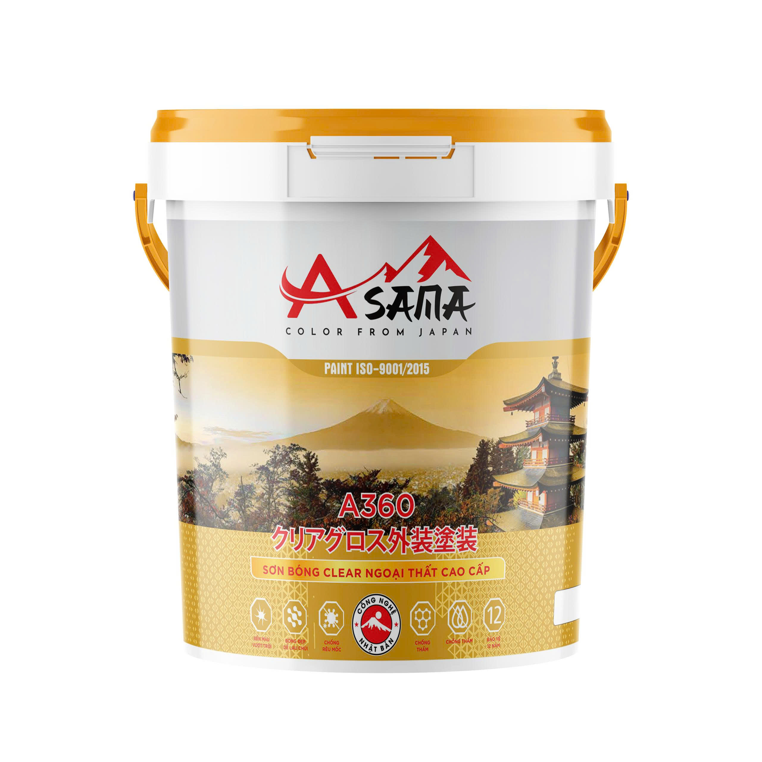 Sơn bóng CLEAR ngoại thất cao cấp A360